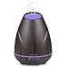 EASEHOLD Aromatherapy Essential Oil Diffuser,400ml Ultrasonic Humidifier 20H Intermittent Mist 4 Timer 7 Mood Light for Home Office, Dark Wood Grain