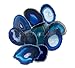 CrystalAge Agate Slice Blue - Medium
