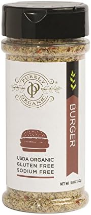 Purely Organic Spice Blend Rub - For Burger - 5.25 Ounce