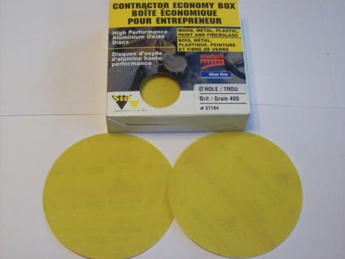 25 SIAFAST 5" HOOK & LOOP SANDING DISCS NO HOLE 40 GRIT