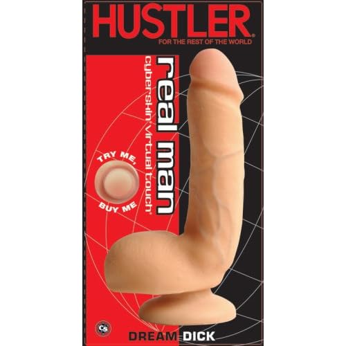 CyberSkin Dream Dick with Balls 8.75 Inch Natural image