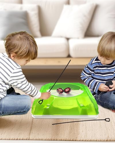 Grande X Stadium Arena Set - 6 Spinners, 2 Launchers and 1 Xtreme with X Rail | fighting arena for kids ages 6 and up, fighting toy for boys
