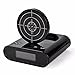 Gun Alarm Clock Shoot Alarm Clock Gun Clock Lock N Load Target Alarm Clock office gadgets (Black)