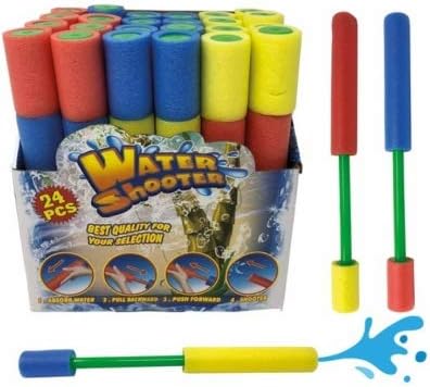 Set Of 10 Foam Water Pistol HYDRO STORM Blaster Shooter Pump