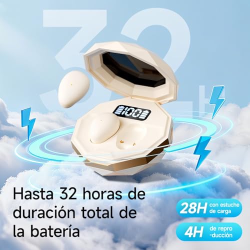 sunvito Sleep Headphones, Mini Headphones for Sleeping, Wireless Bluetooth 6.0, Side Sleeper, Power Indicator for Workout, Travel,