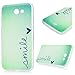 Galaxy J7 V Case, Galaxy J7 Perx Case, Galaxy J7 Sky Pro Case, YOKIRIN 4 Pcs Shock-Absorption Soft TPU Rubber Skin Gel Bumper Case Transparent Crystal Clear Colorful Print Ultra Slim Protective Cover