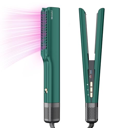 Air Haarglätter, PARWIN PRO BEAUTY Ionen Air Glätteisen, Nass bis Trocken, Ohne Heizplatten, Glätten mit Luft, Max.ca. 160 ℃, für Mittleres Haar und L