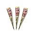 Temporary India Tattoo Paste Kit Body DIY Art Painting Henna Cone Drawing with Free Tattoo Stencil Templates Papper Set,3 pcs/lot Dark Red Tattoo Cream