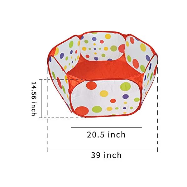 Andiker Small Animal Playpen, Portable Outdoor Exercise Fence Pop-Up Yard Fences, Foldable Pet Tent Play Pen for Guinea…