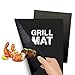 Flamen Heavy-Duty Non-Stick BBQ Grill Mat 2-pack
