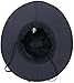 Simplicity Waterproof Outdoor Bucket Hat SPF 50+ UV Protection Safari Sun Cap Boonie Fishing Hiking Hat, Black