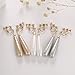 3 Pairs Pearl Clip on Earrings for Women Dangle- Long Teardrop Seashell Pearl Clipon Earrings-Non Piercing Earrings Set for Women