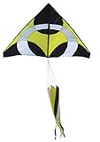 Giant Delta Ring iKite Delta Shape Premium Large Kite (Yellow) 6FT Wide