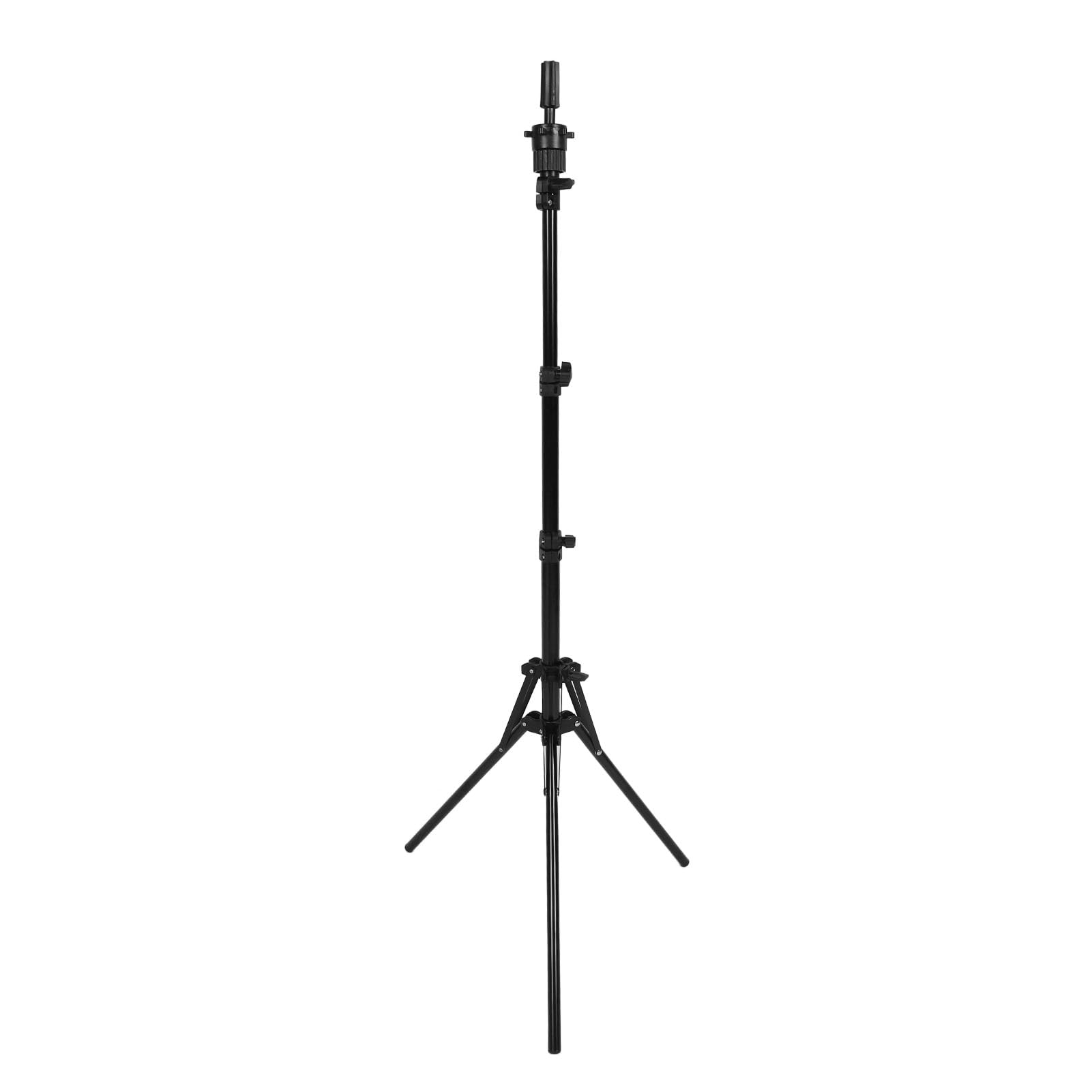 BYERZ Mannequin Head Stand, Portable Stable Adjustable Wig Stand Tripod Strong Metal Multipurpose for Hairdressing Salon