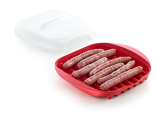 4 Lekue+Microwave+Bacon+Sausage+Cooker