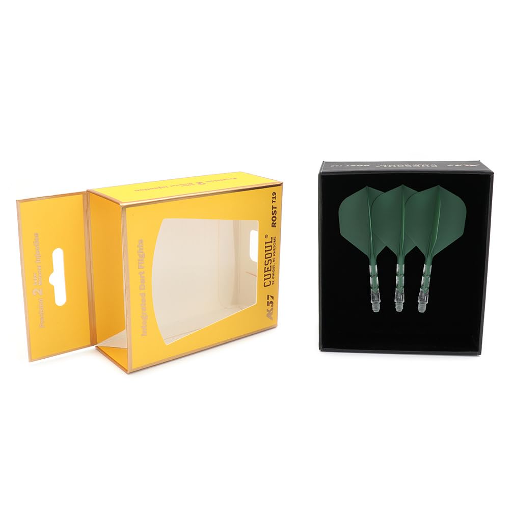 CUESOUL ROST T19 Integrated Dart Shaft and Flight,Standard Shape,Set of 3