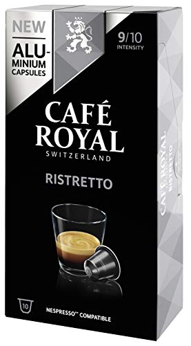 Café Royal Ristretto 100 Kapseln für Nespresso Kaffee Maschine - 9/10 Intensität - UTZ-zertifiziert Kaffeekapseln aus… – Bild 4