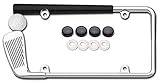 Cruiser Accessories 19509 Chrome/Painted Golf Club Frame w/ bonus black caps (1PC w/4 Caps)