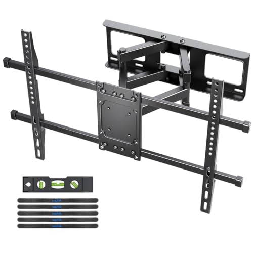 Suptek Full Motion TV Wall Mount Bracket For 32 To 60 Inch Screens - Swivel, Tilt, Extend, Holds 99lbs, VESA 400x400mm