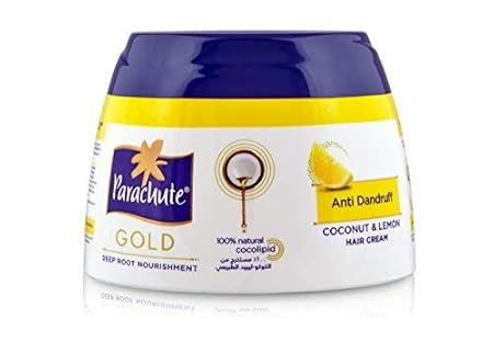 Parachute Gold Coconut And Lemon Anti Dandruff Hair Cream With 100