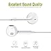 Apple Earphones / Earbuds ,ZEAKKO In Ear Wired Ear buds/Headphones 2 Pack Wired Earphones with Mic and Remote Control In-ear Ear buds for Apple 6 6S Plus 5 5S IOS Sammung S7 Note123 2Pack B&W