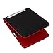 Y&G YCM13A01 Red Black Mens Synthetic Leather Wallet Husband Presents with Stainless Steel Money Clip Birthday Presents Idea