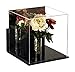 Deluxe Acrylic Collectible Wedding Flower Bouquet Display Case with Mirror and Wall Mount (A031)