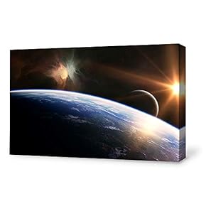 Canvas Wall Art for Living Room,Bedroom Home Artwork Paintings Universe Ready to Hang - 12x18 inches
