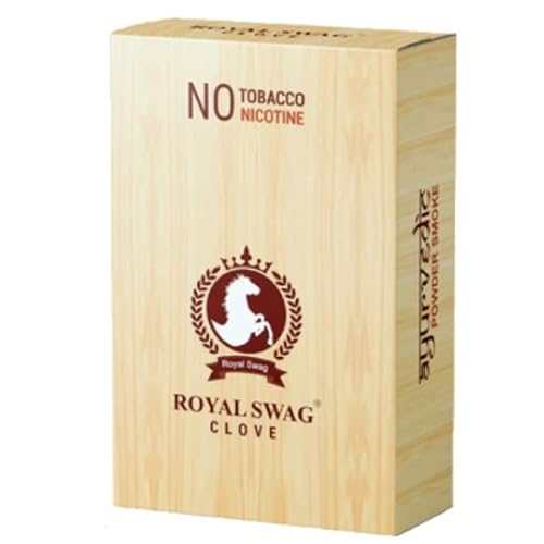 royal swag clove cigarettes Herbal Cigarette Flavoured NO Nicotine NO Tobacco - Helps To Quit Smoking Smoking Cessations Price in India ROYAL SWAG Ayurvedic Herbal Cigarettes