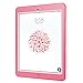 iPad Air Case, iPad A1474/A1475/A1476 Case, Hocase Shock Absorbent Hybrid Dual Layer Hard Silicone Rubber Protective Case with Cute Floral Print for iPad Air 1st Generation (2013) - Hot Pink / Grey