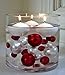 20 Packs Red Pearls-Shiny-Jumbo Sizes-No Hole-Vase Decorations-to Float The Pearls Order The Floating Packs- Pearls Do Not Float in Water!