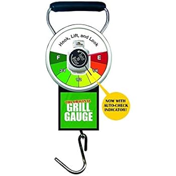Grill Gauge Original Propane Tank Scale for BBQ Grill, Patio Heater, RV Camper - Improved Design with Easy Lift Indicator - Works on Standard 15/20 lb Labelled Exchange Tanks