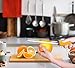 Lemon Zester Stainless Steel Cheese Grater for Chocolate Ginger Garlic Nutmeg Potato Vegetables Fruits, Protect Cover and Brush Included - Dishwasher Safe (Yellow)