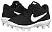 Nike Boy's Alpha Huarache Varsity Low MCS (BG) Baseball Shoe, Black/White-Oil Grey, 1Y Regular US Little Kid