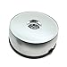 Amazingbug 7 LED Light,Merchandise Display Base, Mirrored Top, Color Changing Lights,Laser Krystal Etched Crystal Cube Light-Up LED Base with Adaptor, Silver