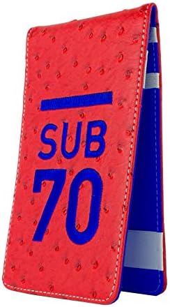 Sub70 New Golf Tour Only Croc Flip Yardage Book Scorecard Holder & Pencil Limited Edition