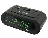 Advance Time Technology LED 6-Inch Alarm Clock, Black