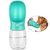 pedy Dog Water Bottle, Pet Travel Water Bottle with ABS Food Grade Small Dog Travel Outdoor Water Drinking Bottle 12OZ, Blue
