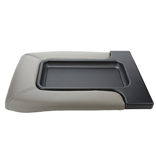 Vesul Grey Armrest Center Console Cover Replacement Lid Kit Fits on Chevy Chevrolet Silverado,Tahoe,Suburban Avalanche,GMC Sierra,Yukon XL,Cadillac Escalade Vehicles 1999-2007 - Thumbnail 2