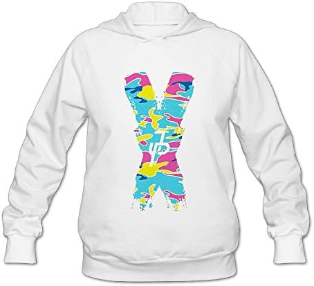 Jake Paul X Camouflage Logo Women's Fashion Personality Casual Hooded Sweatshirt