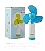 INTSUN Handheld Portable Battery Operated Cooling Mini Fan Electric Personal Fans for Home and Travel (Blue)