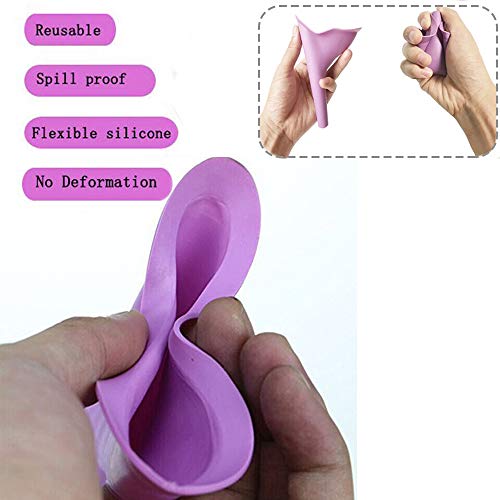 godehone Female Urination Device - Women Portable Lightweight Silicone Travel Urinal,4 PCS