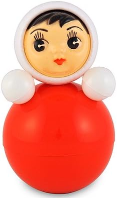 Zavidov Tumbler Toy/tilting Toy, Roly-poly Baby Toy Nevalyashka with Sound, Small 6.25"/16cm (001)