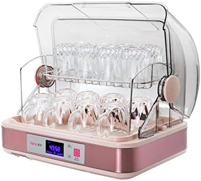 DS Rack Disinfecting Dish Rack - Rose Gold Small Three-dimensional Household Tableware Disinfection Cabinet/Cup Disinfection Cabinet && (Size : Cup disinfection cabinet)