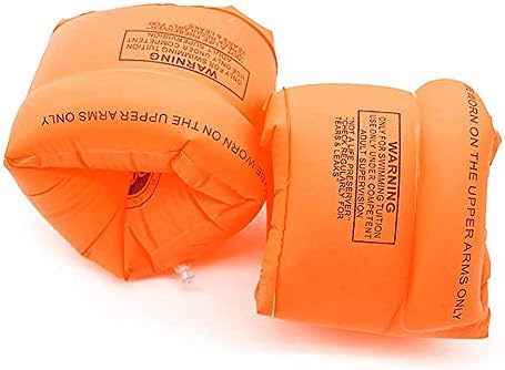 Satisfactory product Arm Floaties Inflatable Swim Arm Bands Floater Sleeves Swimming Equipment Tube Armlets for Kids and Adults (Orange)