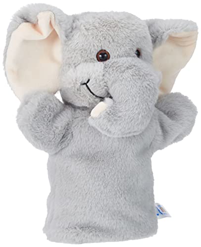 Heunec 394070 - Muñeca de Mano, diseño de Elefante, Color Gris