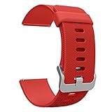Fitbit Blaze Accessories Classic Band Small, UMTele Soft Silicone Replacement Sport Strap Band with Quick Release Pins for Fitbit Blaze Smart Fitness Watch Orange Red, Frame Not Included (5.5