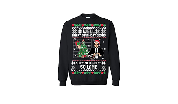 happy birthday jesus sorry your party's so lame sweater
