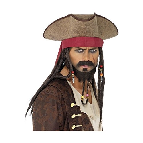 Pirate Facial Hair Set Costume Accessory