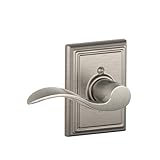 Schlage F170ACC619ADDLH Addison Collection Left Hand Accent Decorative Trim Lever, Satin Nickel